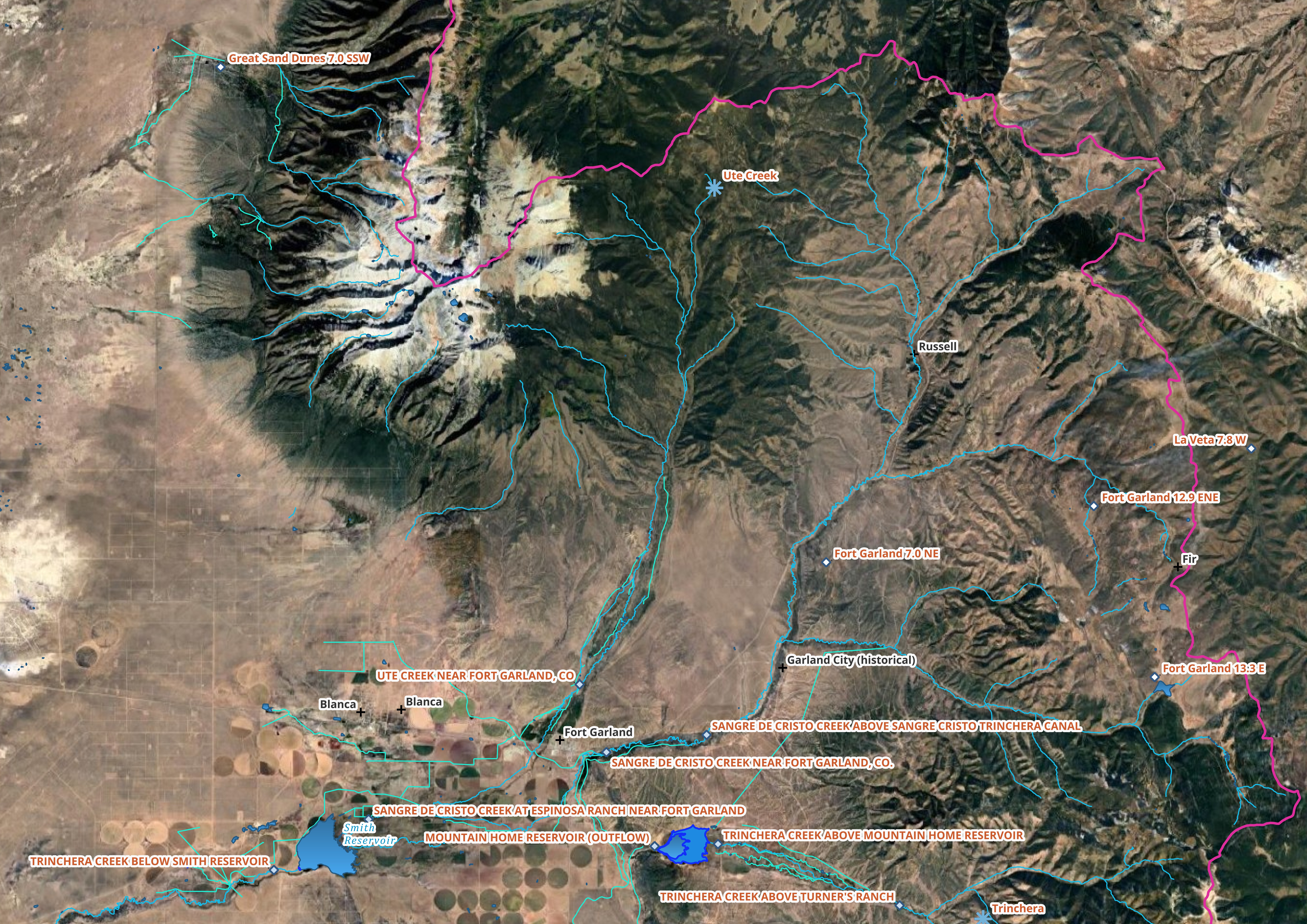 Blanca Spotlight Map